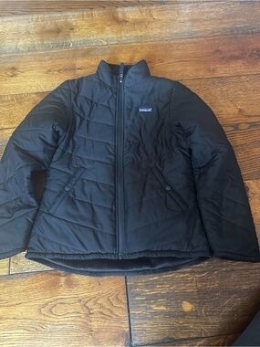 Patagonia Dark Brown Fleece-Lined Jacket